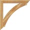 Ekena Millwork Thorton Traditional Rough Sawn Bracket, Western Red Cedar, 4"W x 40"D x 40"H BKT04X40X40THR01RWR - alternate 3